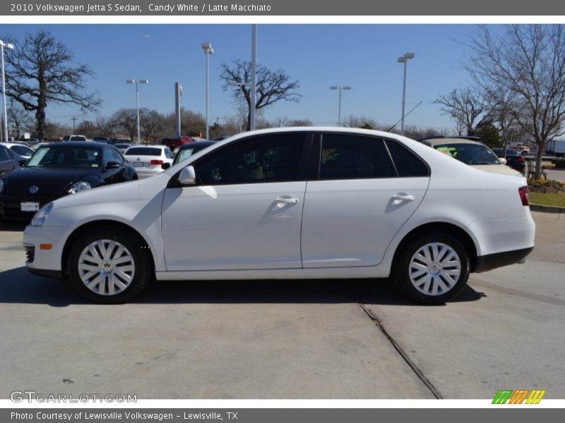 Candy White / Latte Macchiato 2010 Volkswagen Jetta S Sedan