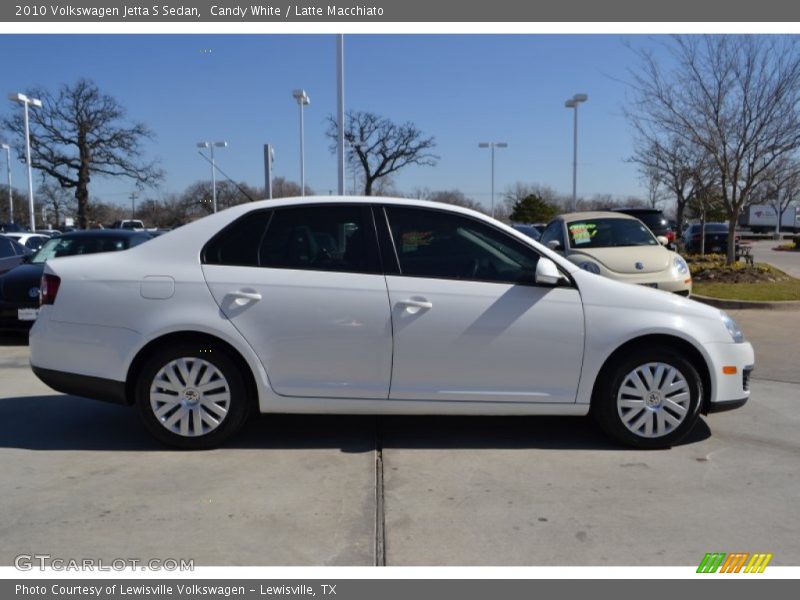 Candy White / Latte Macchiato 2010 Volkswagen Jetta S Sedan