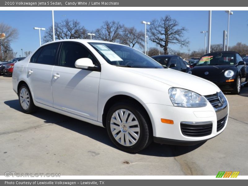 Candy White / Latte Macchiato 2010 Volkswagen Jetta S Sedan