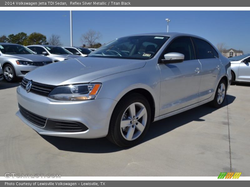 Front 3/4 View of 2014 Jetta TDI Sedan
