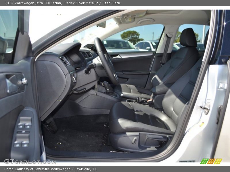 Reflex Silver Metallic / Titan Black 2014 Volkswagen Jetta TDI Sedan