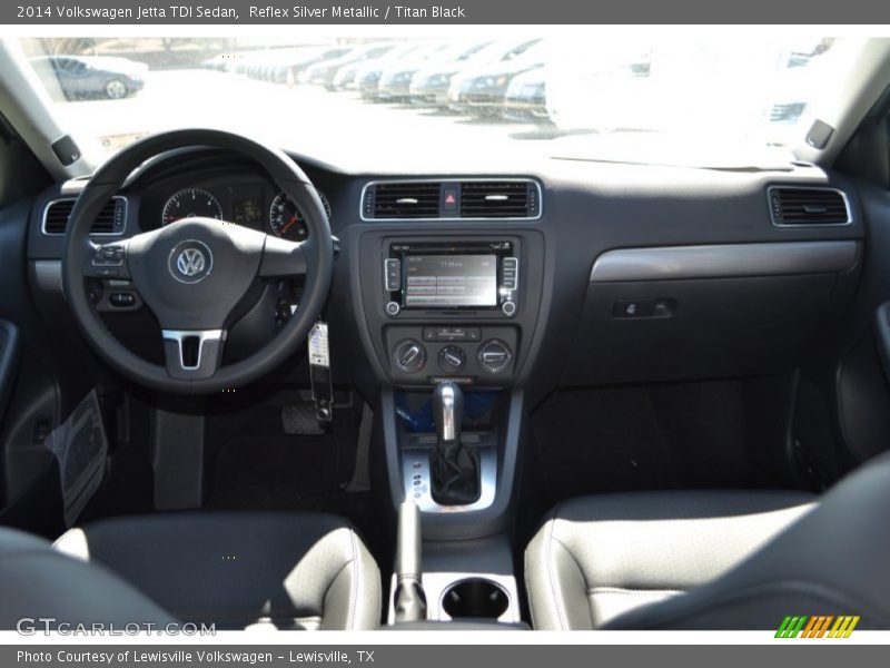 Reflex Silver Metallic / Titan Black 2014 Volkswagen Jetta TDI Sedan