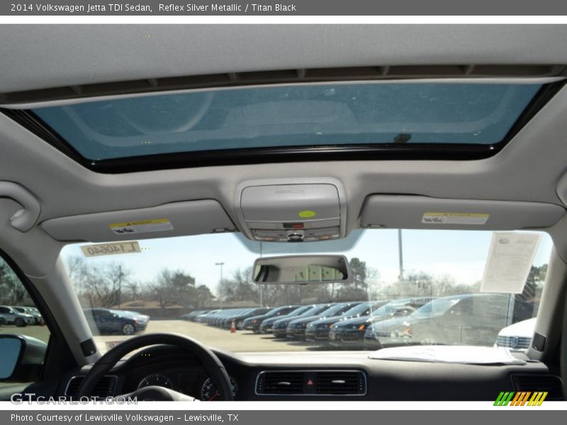 Reflex Silver Metallic / Titan Black 2014 Volkswagen Jetta TDI Sedan
