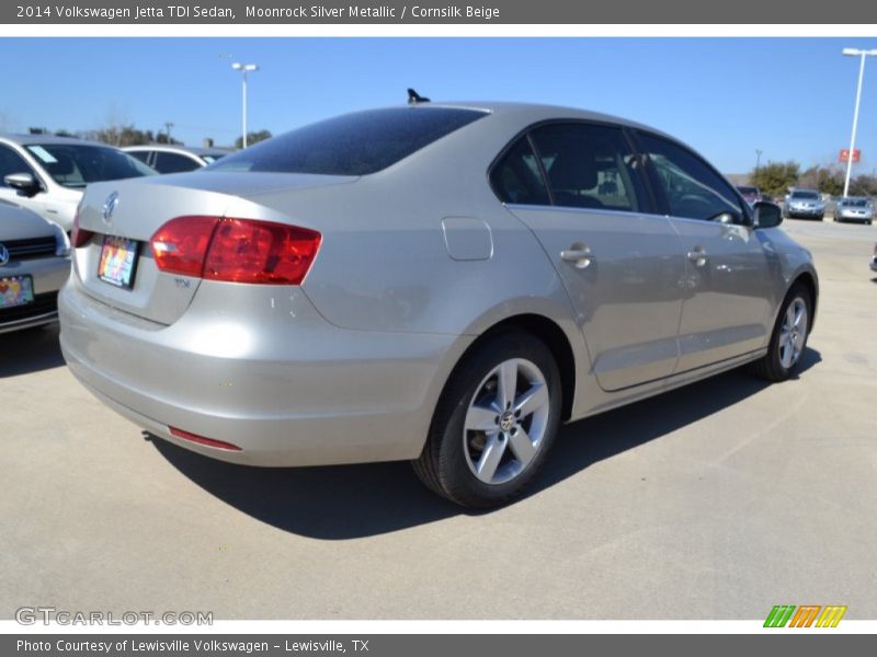 Moonrock Silver Metallic / Cornsilk Beige 2014 Volkswagen Jetta TDI Sedan