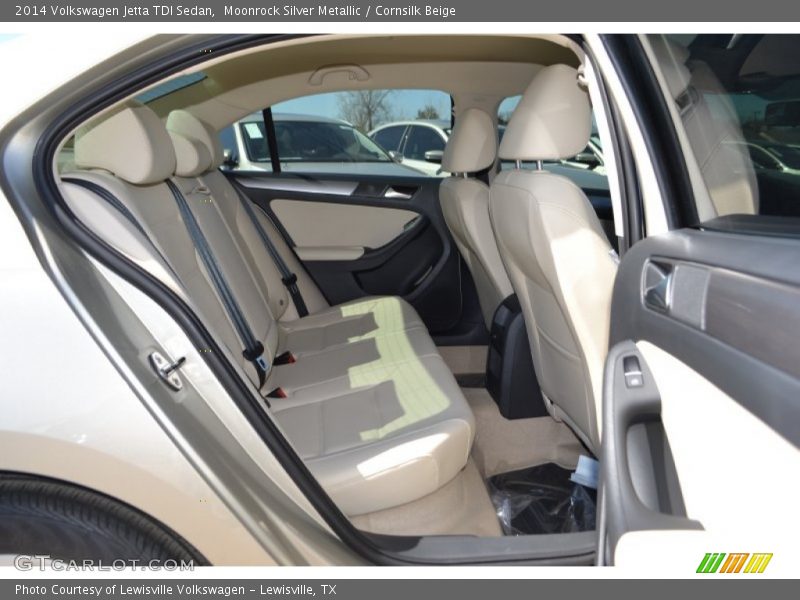 Moonrock Silver Metallic / Cornsilk Beige 2014 Volkswagen Jetta TDI Sedan