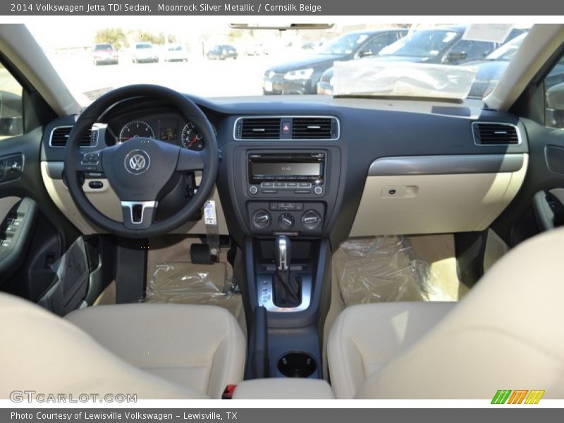 Moonrock Silver Metallic / Cornsilk Beige 2014 Volkswagen Jetta TDI Sedan