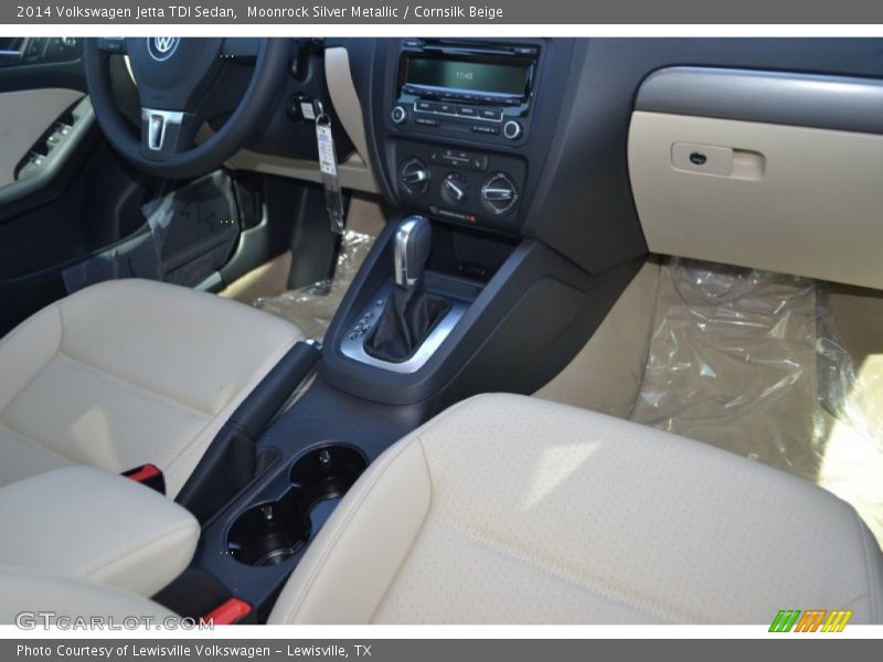 Moonrock Silver Metallic / Cornsilk Beige 2014 Volkswagen Jetta TDI Sedan