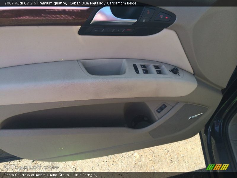 Cobalt Blue Metallic / Cardamom Beige 2007 Audi Q7 3.6 Premium quattro