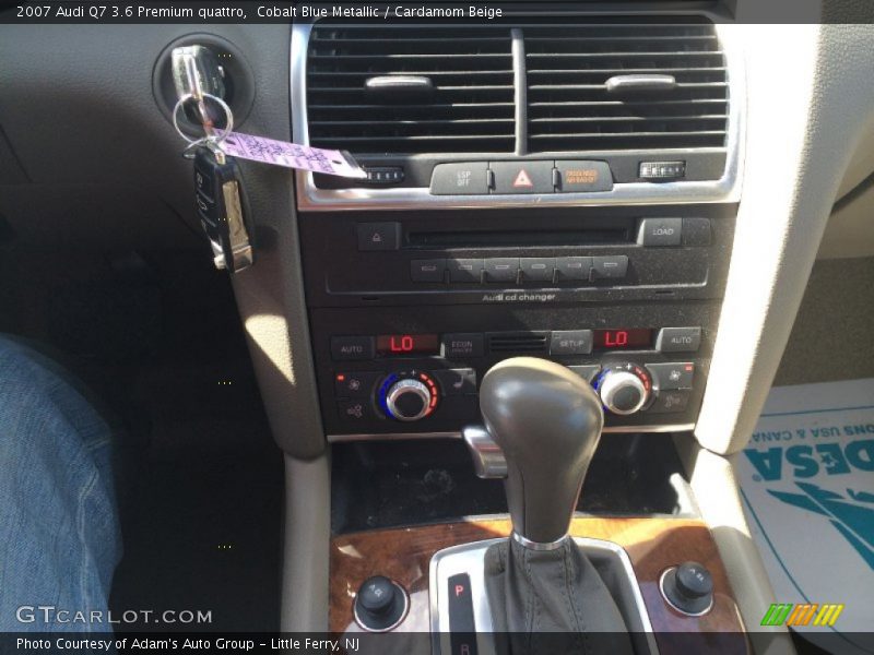 Cobalt Blue Metallic / Cardamom Beige 2007 Audi Q7 3.6 Premium quattro