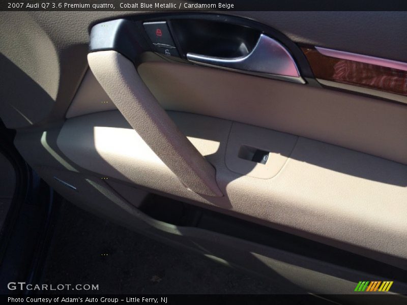Cobalt Blue Metallic / Cardamom Beige 2007 Audi Q7 3.6 Premium quattro