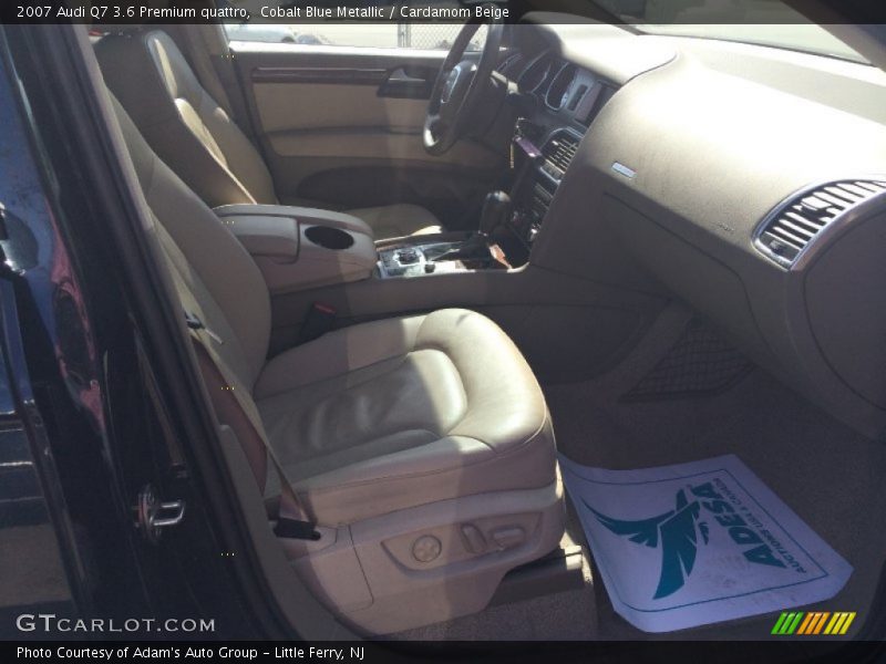 Cobalt Blue Metallic / Cardamom Beige 2007 Audi Q7 3.6 Premium quattro