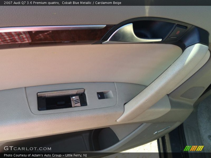 Cobalt Blue Metallic / Cardamom Beige 2007 Audi Q7 3.6 Premium quattro