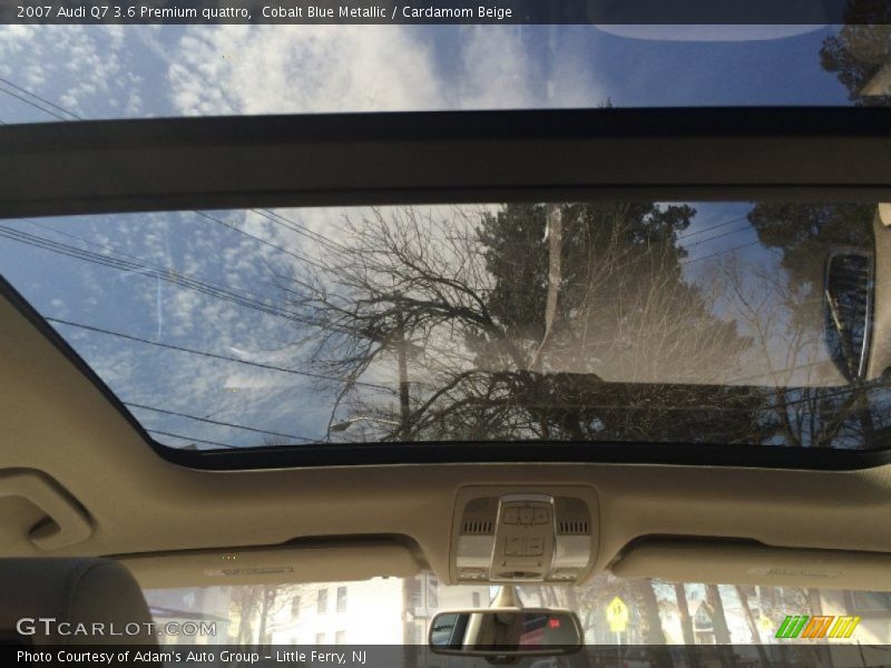 Cobalt Blue Metallic / Cardamom Beige 2007 Audi Q7 3.6 Premium quattro