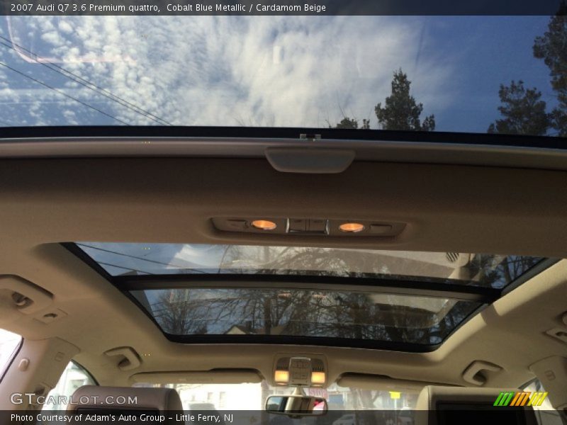 Cobalt Blue Metallic / Cardamom Beige 2007 Audi Q7 3.6 Premium quattro