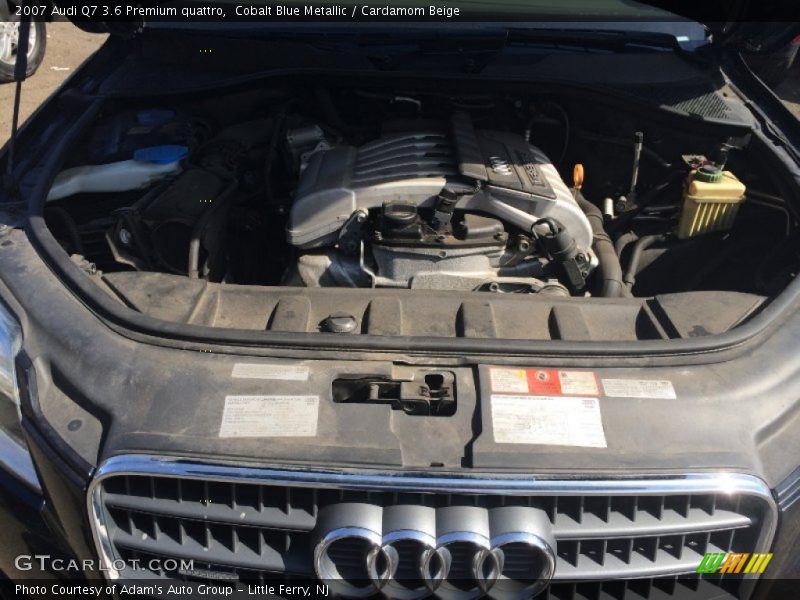 Cobalt Blue Metallic / Cardamom Beige 2007 Audi Q7 3.6 Premium quattro