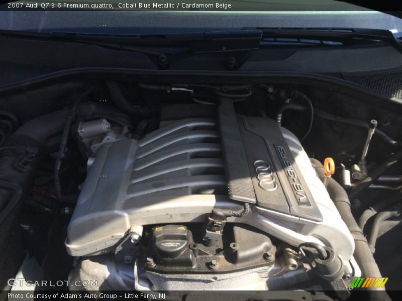 Cobalt Blue Metallic / Cardamom Beige 2007 Audi Q7 3.6 Premium quattro