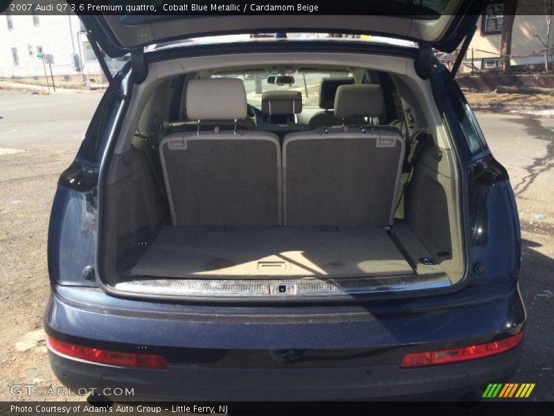 Cobalt Blue Metallic / Cardamom Beige 2007 Audi Q7 3.6 Premium quattro