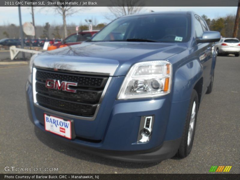 Steel Blue Metallic / Jet Black 2011 GMC Terrain SLE