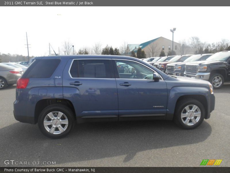 Steel Blue Metallic / Jet Black 2011 GMC Terrain SLE