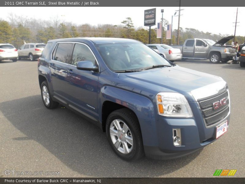 Steel Blue Metallic / Jet Black 2011 GMC Terrain SLE