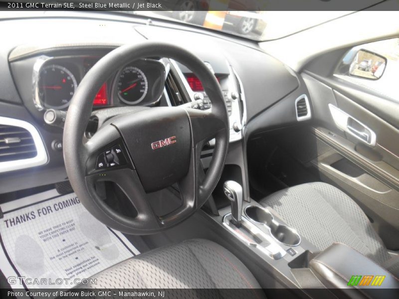 Steel Blue Metallic / Jet Black 2011 GMC Terrain SLE