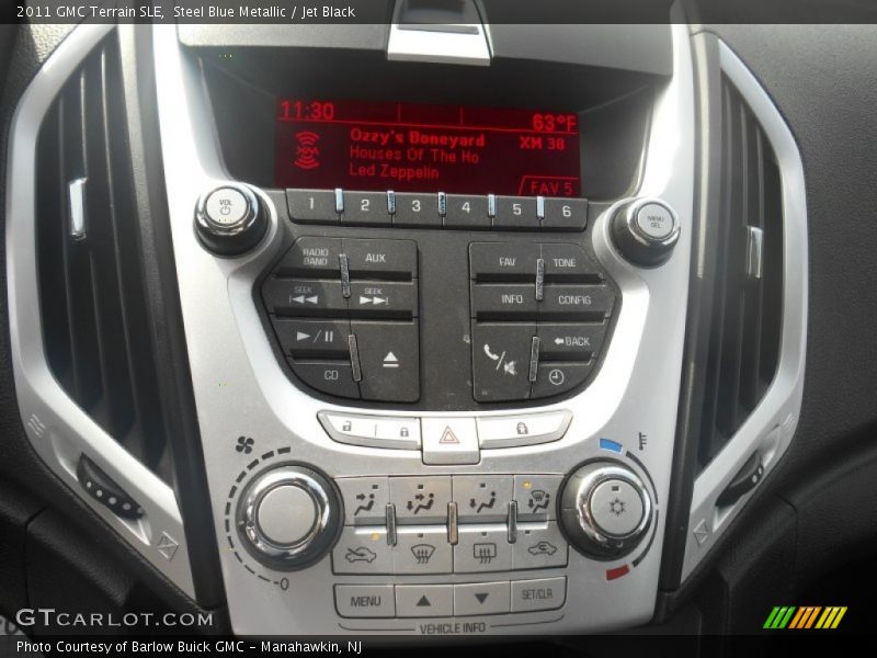 Steel Blue Metallic / Jet Black 2011 GMC Terrain SLE