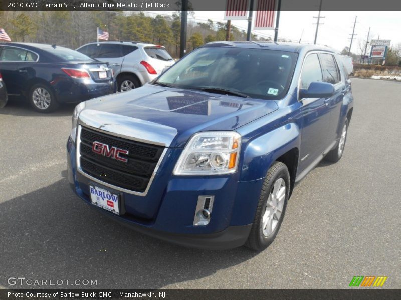 Atlantic Blue Metallic / Jet Black 2010 GMC Terrain SLE