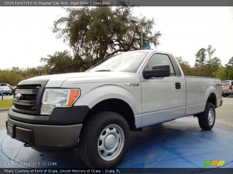 Ingot Silver / Steel Grey 2014 Ford F150 XL Regular Cab 4x4