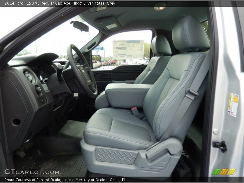 Ingot Silver / Steel Grey 2014 Ford F150 XL Regular Cab 4x4