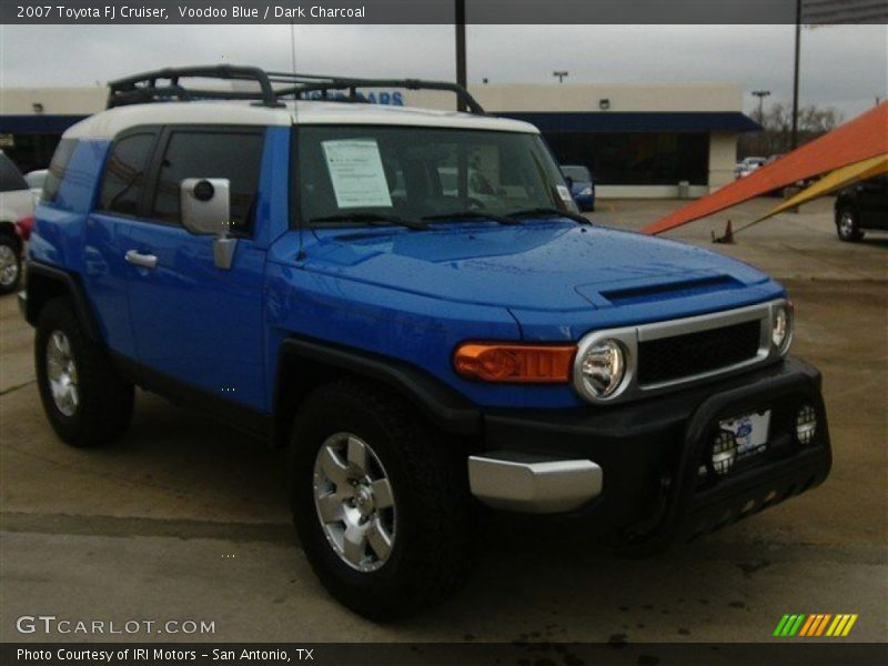 Voodoo Blue / Dark Charcoal 2007 Toyota FJ Cruiser