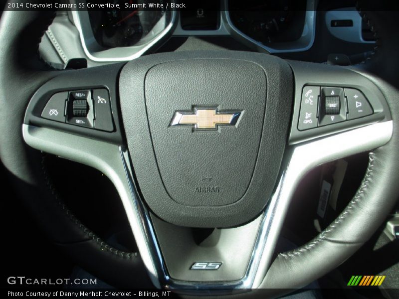 Summit White / Black 2014 Chevrolet Camaro SS Convertible