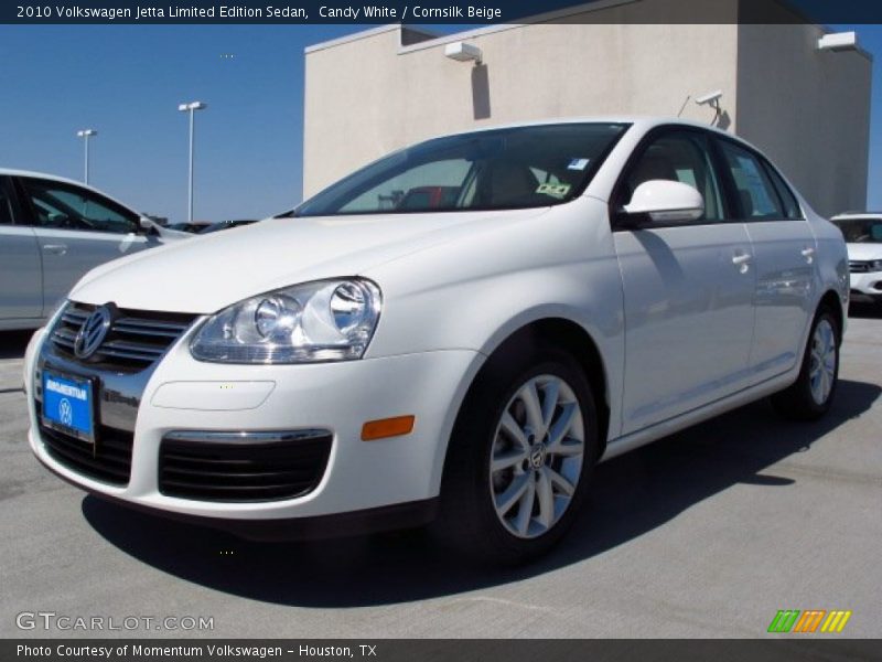 Candy White / Cornsilk Beige 2010 Volkswagen Jetta Limited Edition Sedan