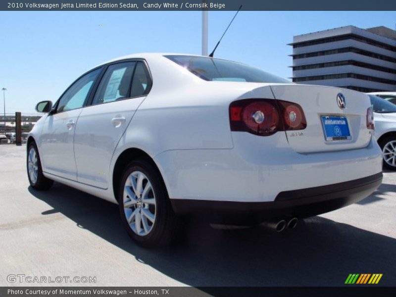 Candy White / Cornsilk Beige 2010 Volkswagen Jetta Limited Edition Sedan