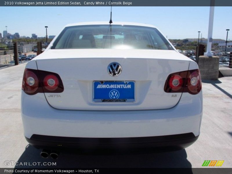 Candy White / Cornsilk Beige 2010 Volkswagen Jetta Limited Edition Sedan