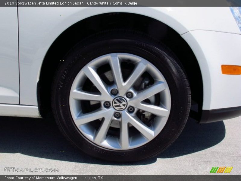 Candy White / Cornsilk Beige 2010 Volkswagen Jetta Limited Edition Sedan