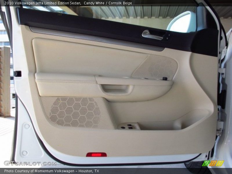 Candy White / Cornsilk Beige 2010 Volkswagen Jetta Limited Edition Sedan