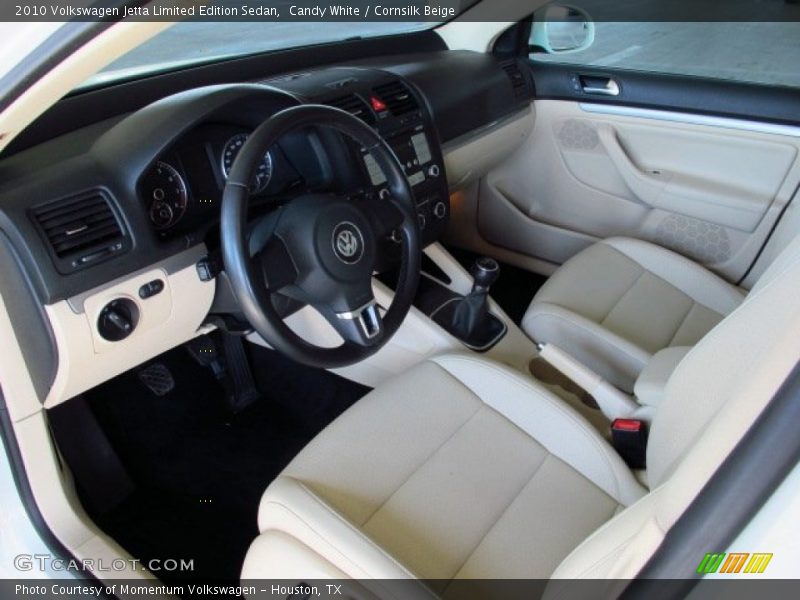 Candy White / Cornsilk Beige 2010 Volkswagen Jetta Limited Edition Sedan