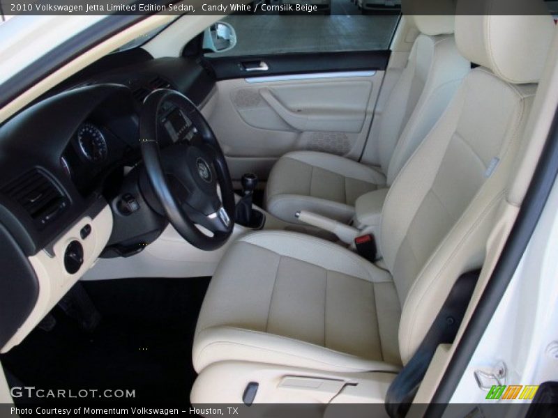Candy White / Cornsilk Beige 2010 Volkswagen Jetta Limited Edition Sedan