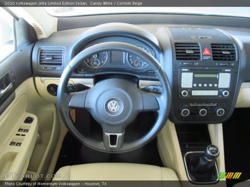 Candy White / Cornsilk Beige 2010 Volkswagen Jetta Limited Edition Sedan