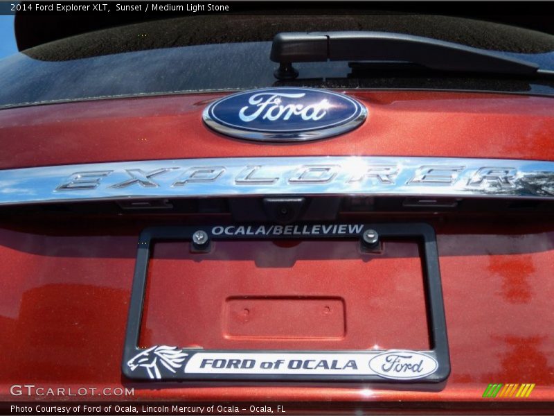 Sunset / Medium Light Stone 2014 Ford Explorer XLT
