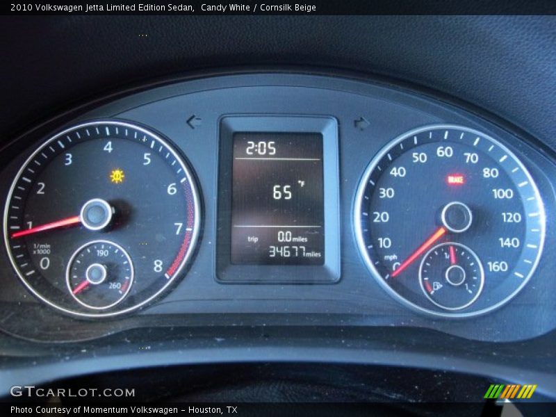 Candy White / Cornsilk Beige 2010 Volkswagen Jetta Limited Edition Sedan