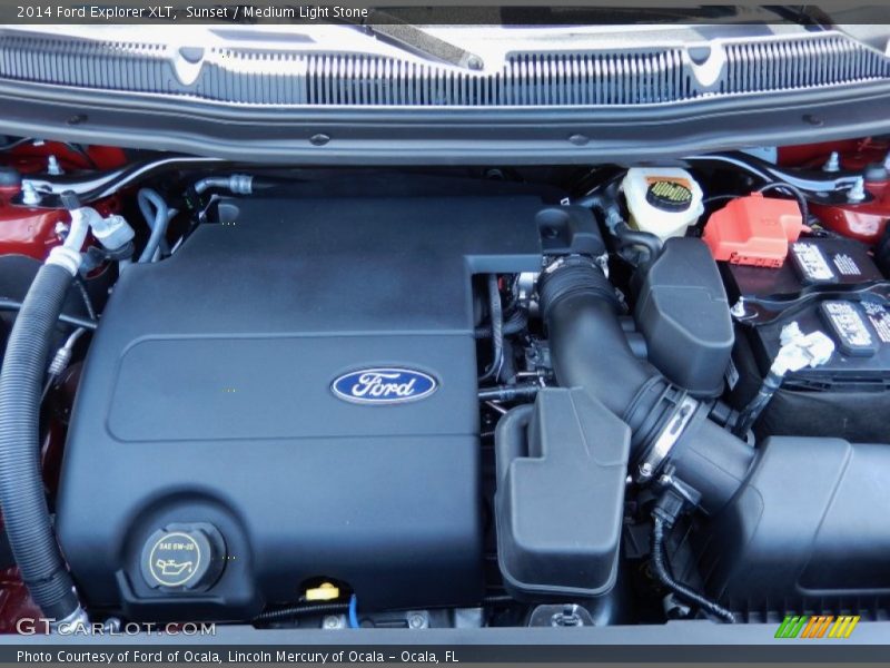 Sunset / Medium Light Stone 2014 Ford Explorer XLT