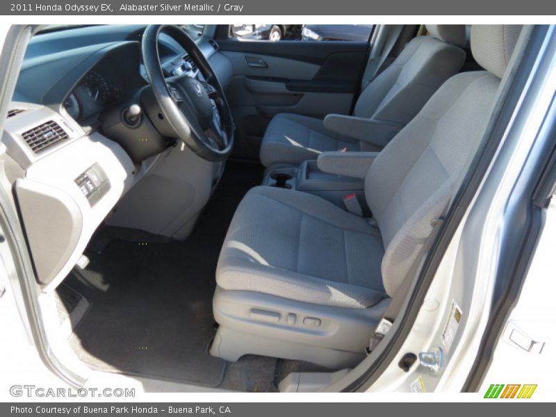 Alabaster Silver Metallic / Gray 2011 Honda Odyssey EX