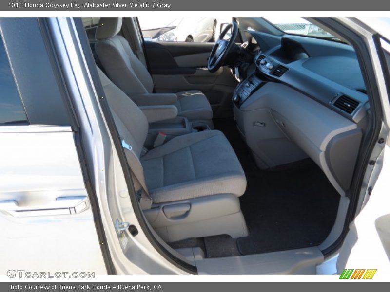 Alabaster Silver Metallic / Gray 2011 Honda Odyssey EX