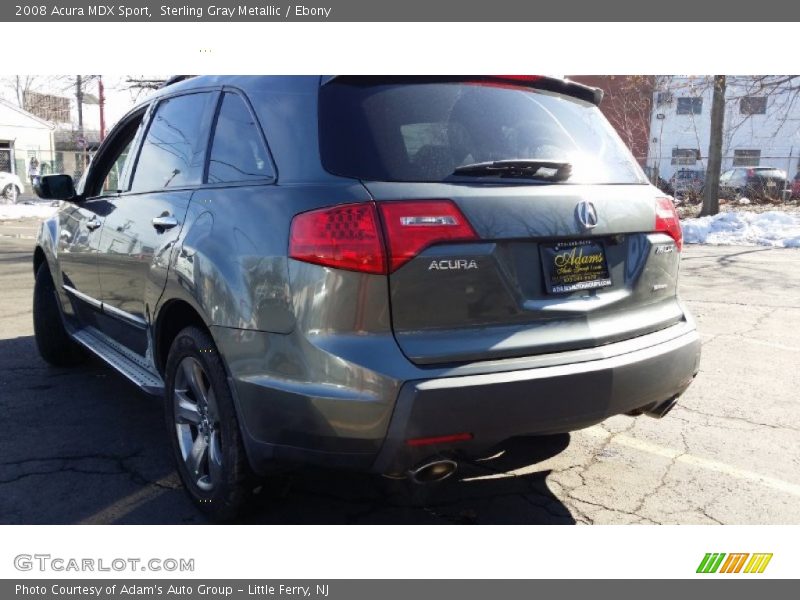 Sterling Gray Metallic / Ebony 2008 Acura MDX Sport
