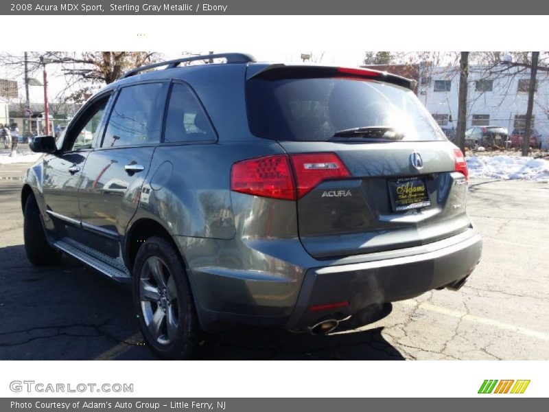Sterling Gray Metallic / Ebony 2008 Acura MDX Sport