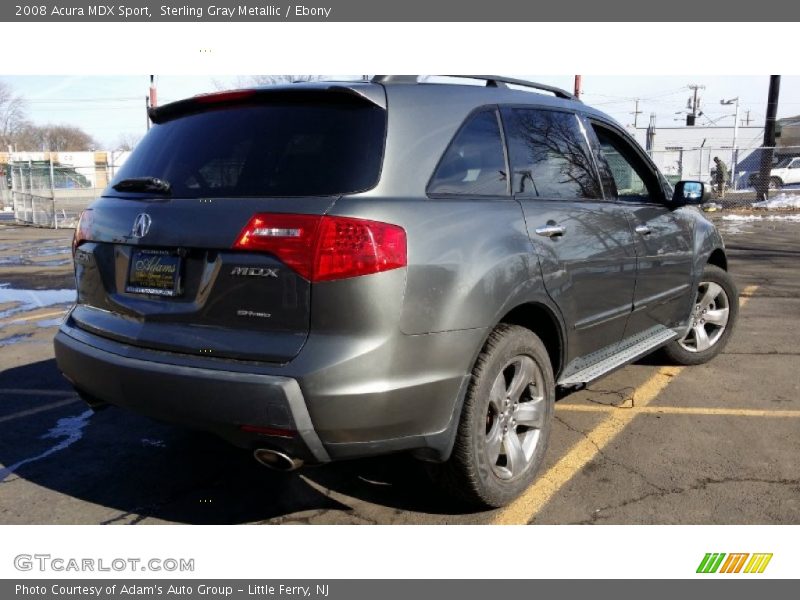 Sterling Gray Metallic / Ebony 2008 Acura MDX Sport