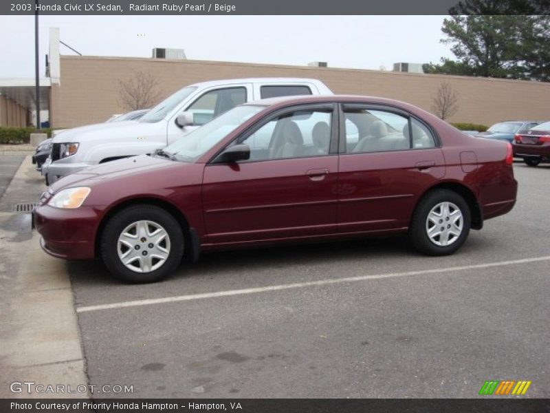  2003 Civic LX Sedan Radiant Ruby Pearl