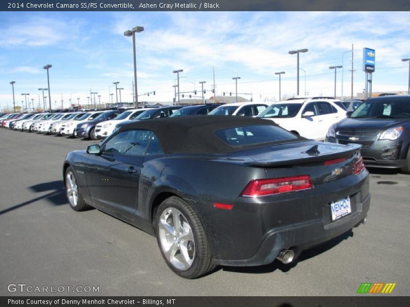 Ashen Gray Metallic / Black 2014 Chevrolet Camaro SS/RS Convertible