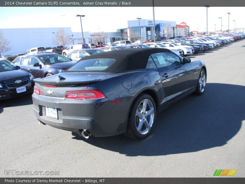 Ashen Gray Metallic / Black 2014 Chevrolet Camaro SS/RS Convertible